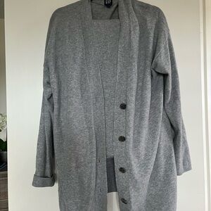 Ladies Gap gray sweater set 
Big baggy pants